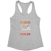 Dancing is my drug, music is my dealer Next Level Racerback Tank