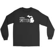 Michigan Mitten smitten Gift, Unisex Longsleeve, Hoodie, Crewneck long sleeve, Sweatshirt, Jersey