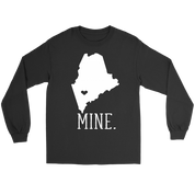 Maine Mine. Gift, Unisex Longsleeve, Hoodie, Crewneck long sleeve, Sweatshirt, Jersey