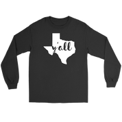 Texas Y'all Gift, Unisex Longsleeve, Hoodie, Crewneck long sleeve, Sweatshirt, Jersey