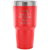 49% Aircraft Mechanic, Badass Tumbler 30oz