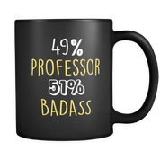49% Professor 51% Badass