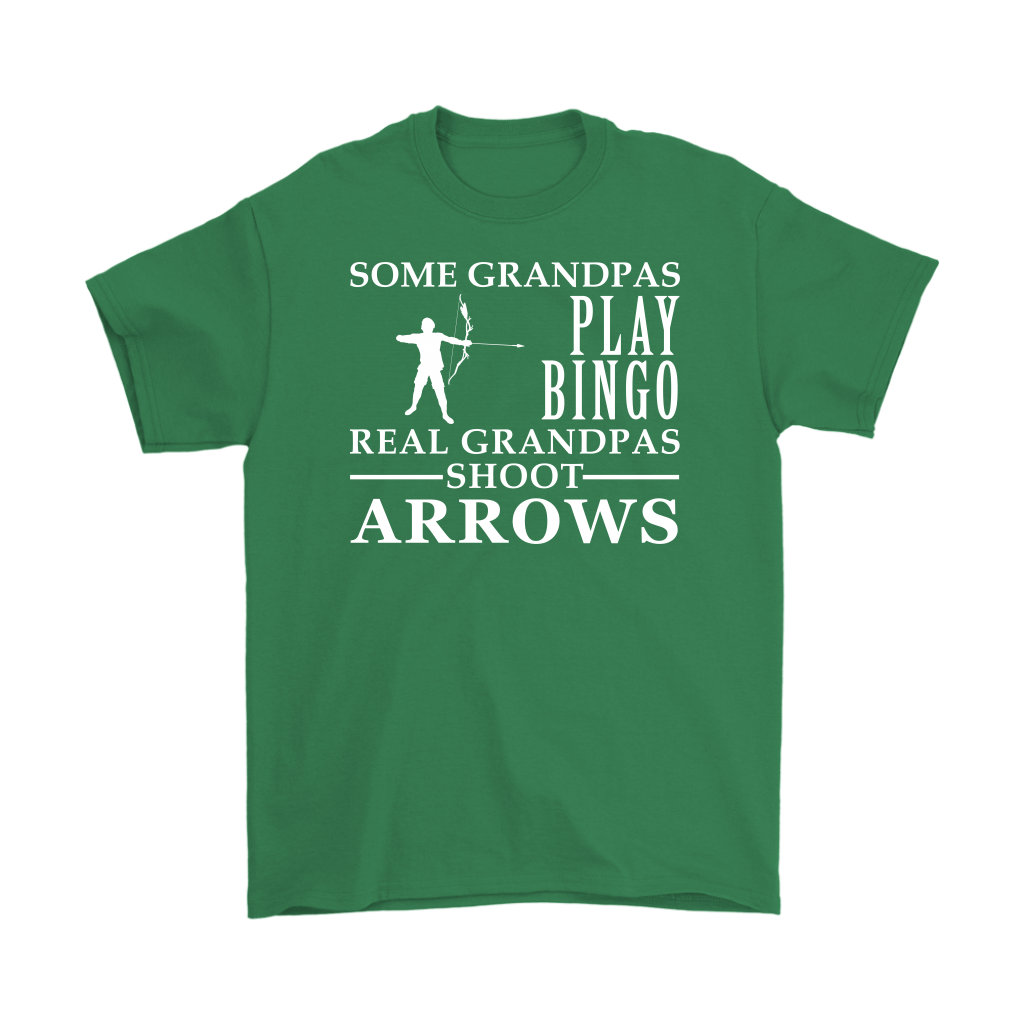 Archery Gift, Some Grandpas play bingo, Real Grandpas Archery, Grandpa tee, Unisex T-shirt, Grandfather gift, Grandfather t-shirt