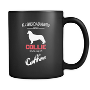 All this Dad needs is his Collie and a cup of coffee