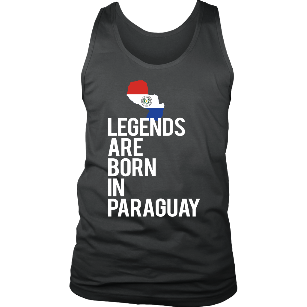 Paraguay Gift, Legends are born in Paraguay Tank Top