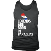 Paraguay Gift, Legends are born in Paraguay Tank Top