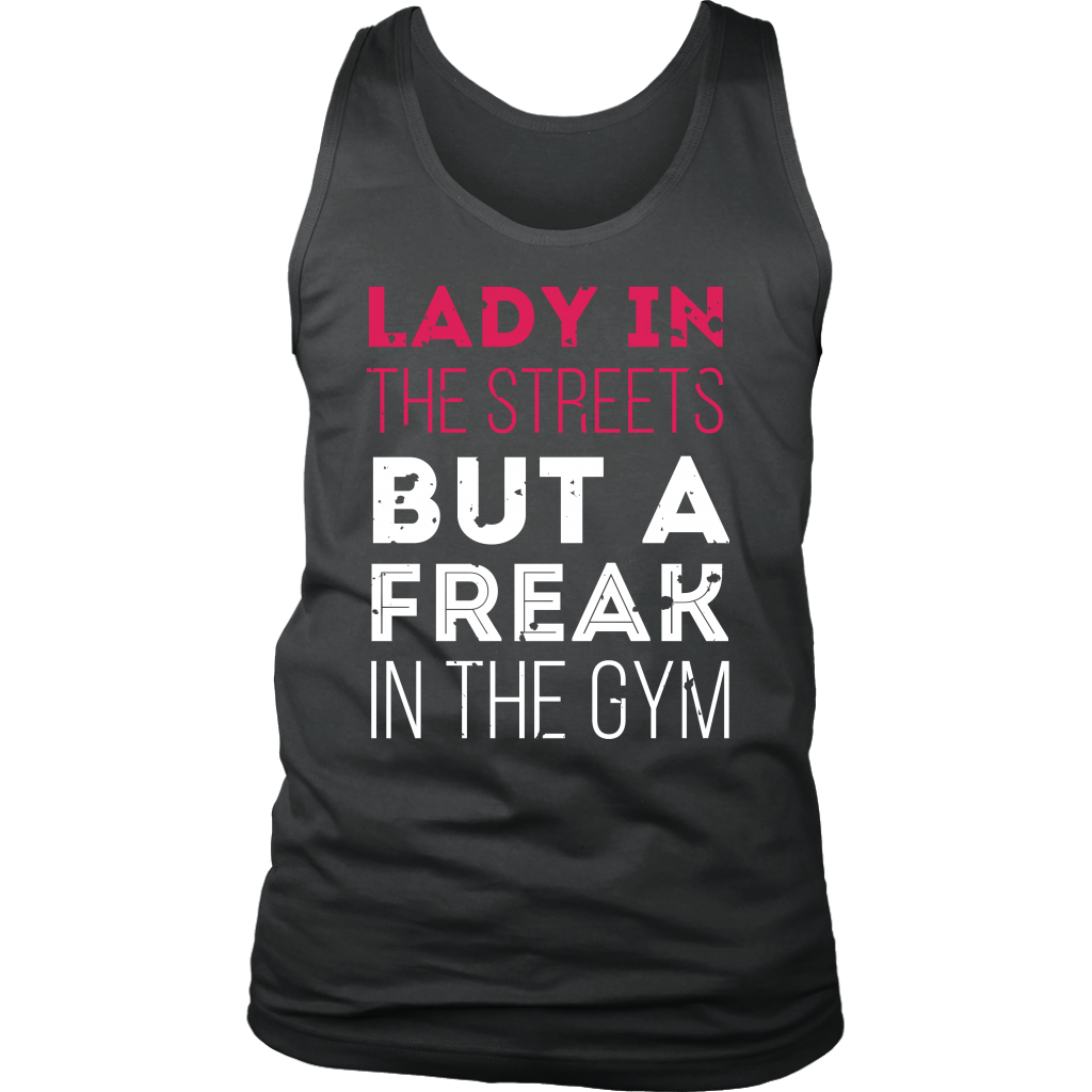 Lady in the streets but a freak in the gym