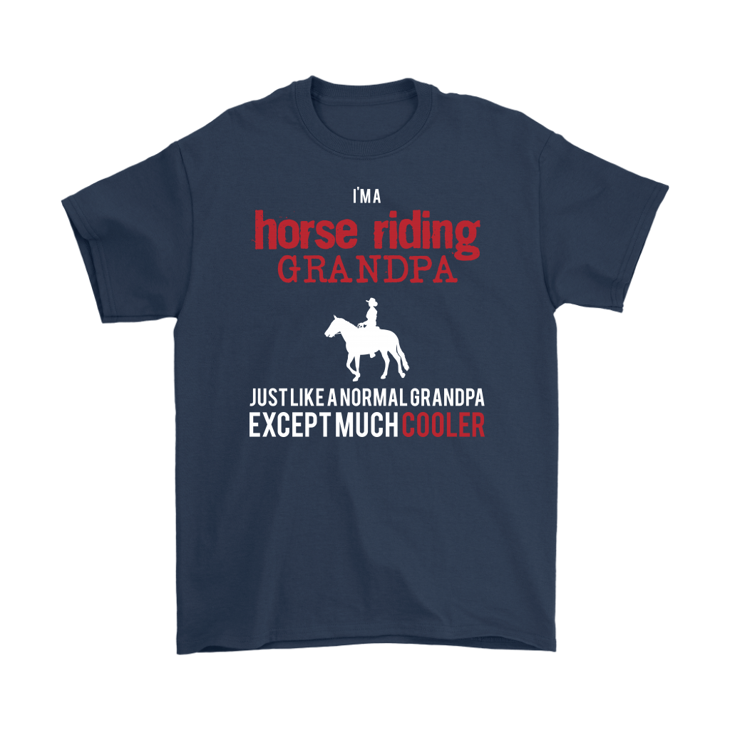 Horse riding Gift, I'm a Horse riding grandpa, Grandpa tee, Unisex T-shirt, Grandfather gift, Grandfather t-shirt