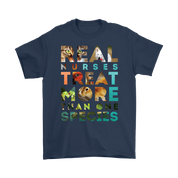 Vet Nurse Real nurses treat more than one species Gift, Woman's tee, Unisex T-shirt, V-neck, Summer Apparel