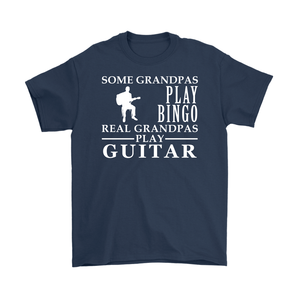 Guitar Gift, Some Grandpas play bingo, Real Grandpas Guitar, Grandpa tee, Unisex T-shirt, Grandfather gift, Grandfather t-shirt