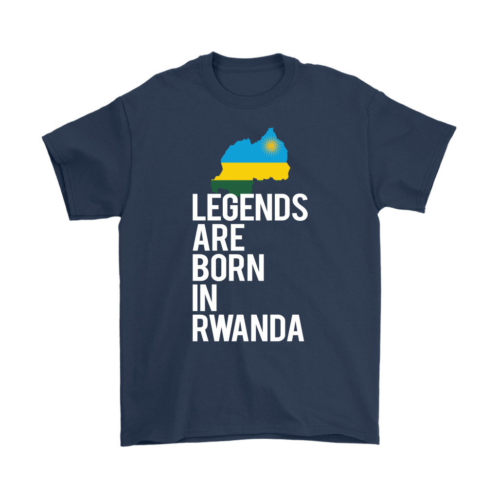 Legends are born in Rwanda, Unisex T-Shirt