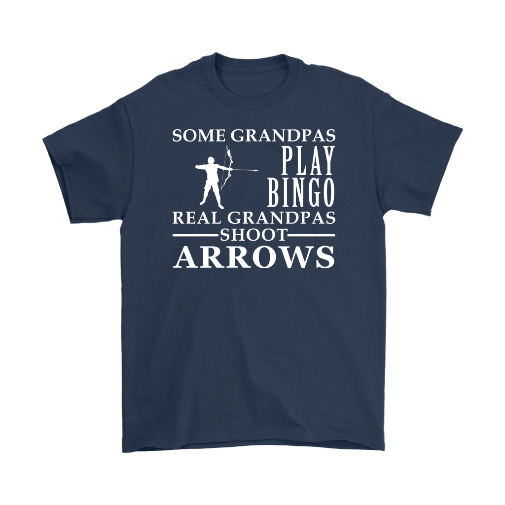 Archery Gift, Some Grandpas play bingo, Real Grandpas Archery, Grandpa tee, Unisex T-shirt, Grandfather gift, Grandfather t-shirt