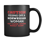 Pissing off a Norwegian woman