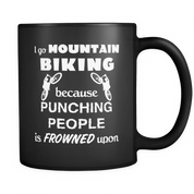 Mountaint biking Punching people