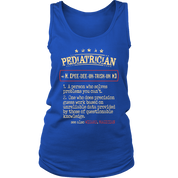 Pediatrician, Womans tank top, Racerback, Mens Tank top, Profession, Colleague gift, Coworker present, Pediatrician Gift