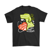 Veterinary Assistant Heart is bigger than his bank account Gift, Woman's tee, Unisex T-shirt, V-neck, Summer Apparel