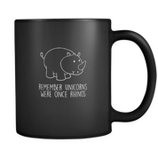 remember unicorns were once rhinos