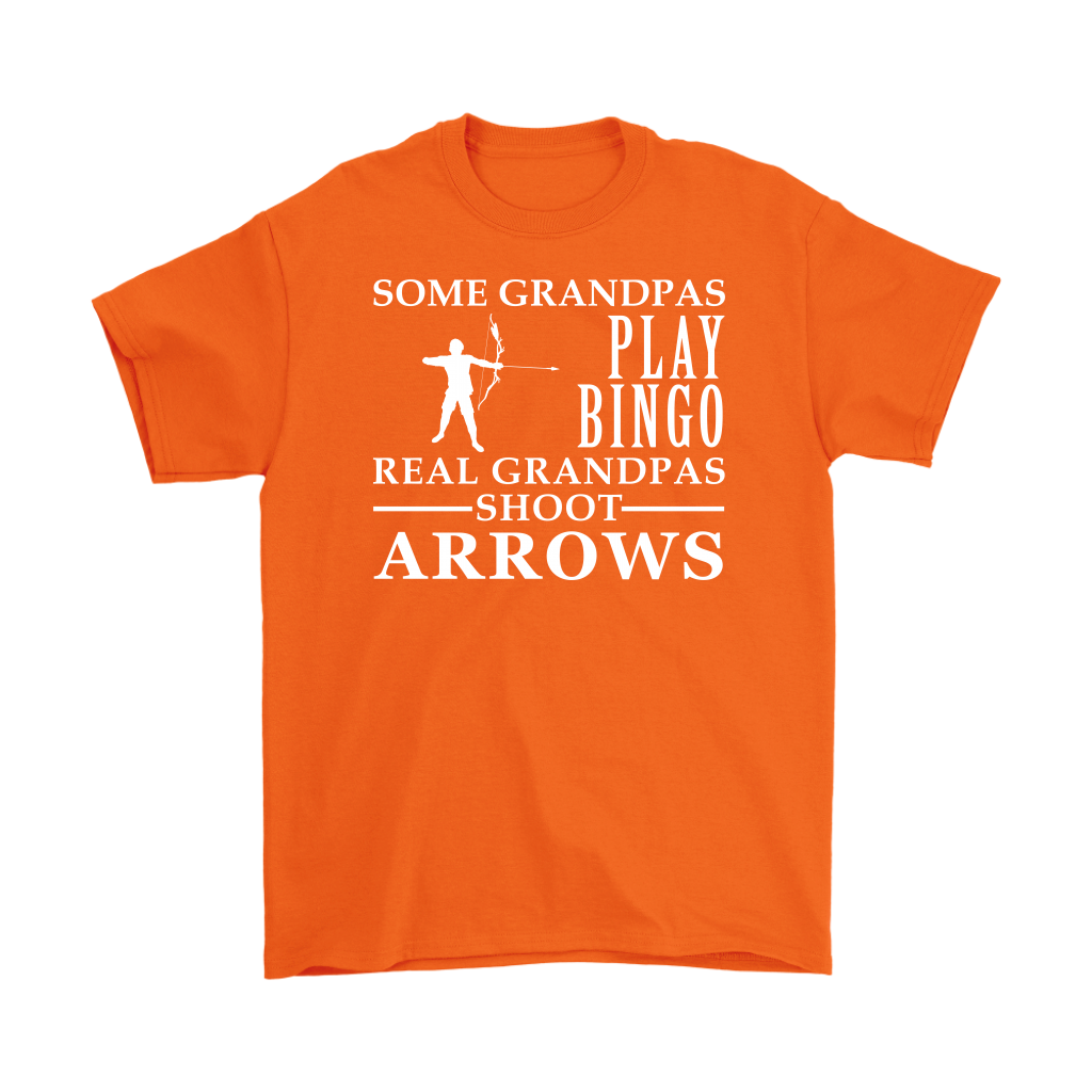 Archery Gift, Some Grandpas play bingo, Real Grandpas Archery, Grandpa tee, Unisex T-shirt, Grandfather gift, Grandfather t-shirt