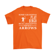 Archery Gift, Some Grandpas play bingo, Real Grandpas Archery, Grandpa tee, Unisex T-shirt, Grandfather gift, Grandfather t-shirt