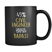 49% Civil Engineer 51% Badass