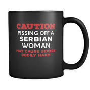 Caution Pissing off a Serbian woman