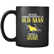 Never underestimate an old man with a Cocker spaniel