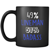 49% Lineman 51% Badass