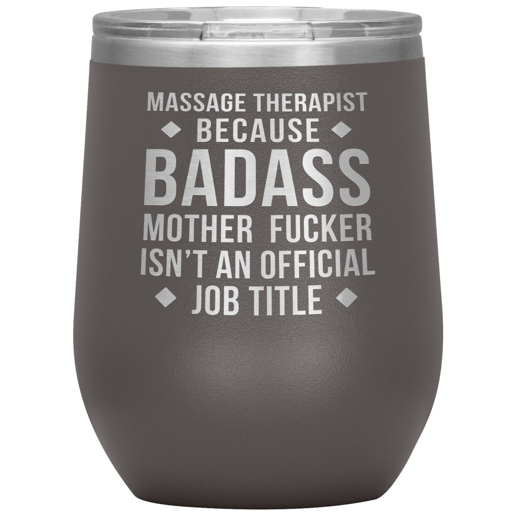 Massage Therapist badass, Tumbler 12oz