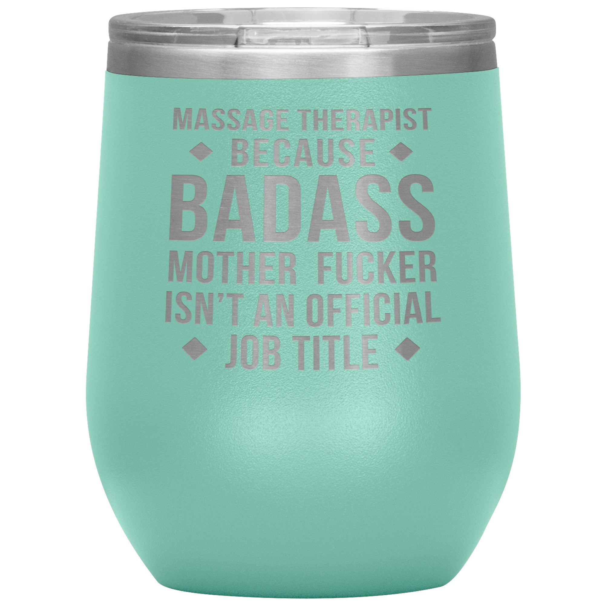 Massage Therapist badass, Tumbler 12oz