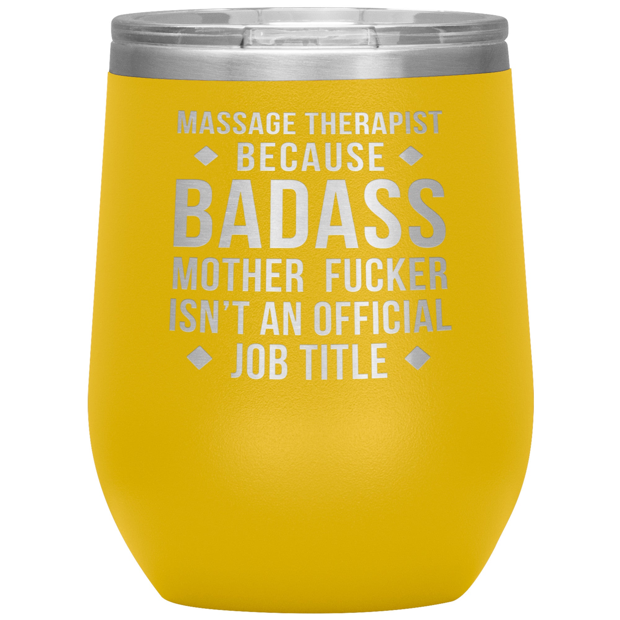 Massage Therapist badass, Tumbler 12oz