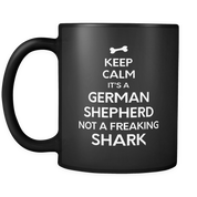 Its a German Shepherd not a freaking Shark