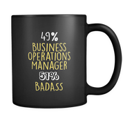 49% Business Operations Manager 51% Badass