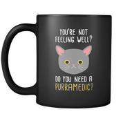 You're not feeling well Do you need a purramedic