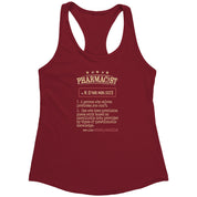 Pharmacist Racerback Tank