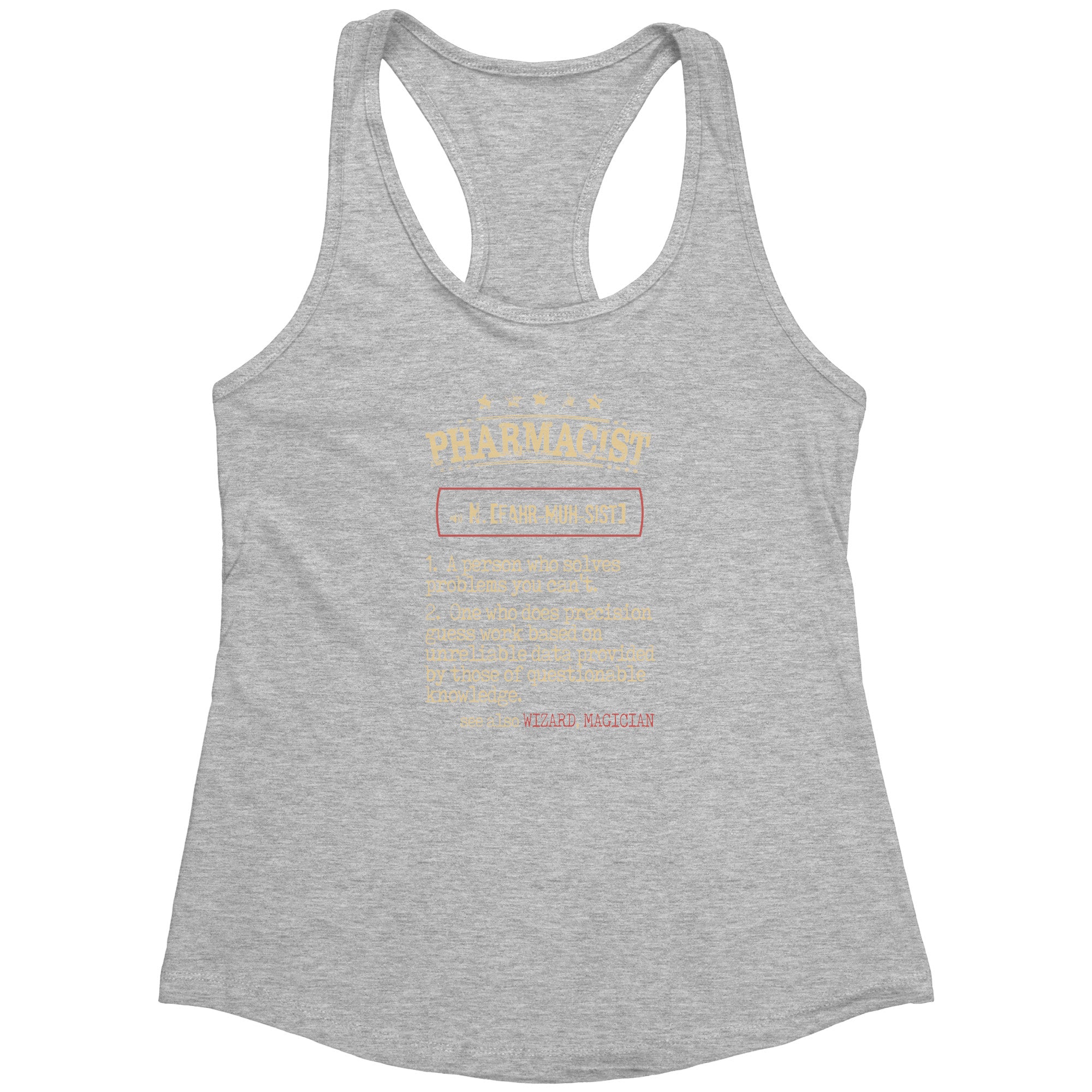 Pharmacist Racerback Tank