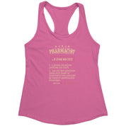 Pharmacist Racerback Tank