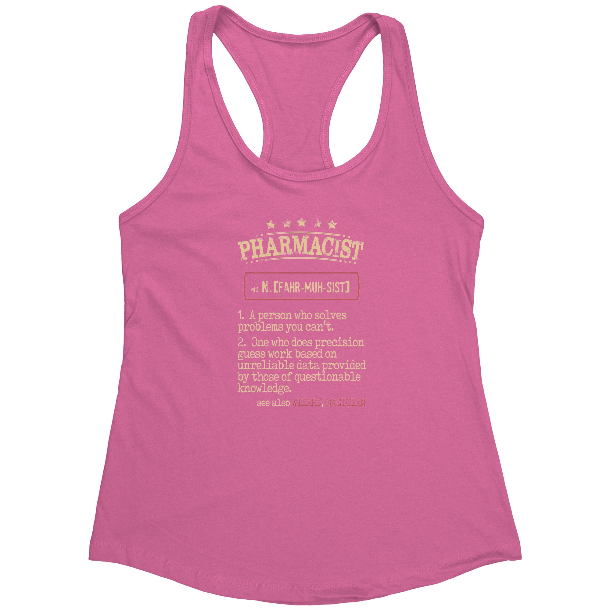Pharmacist Racerback Tank