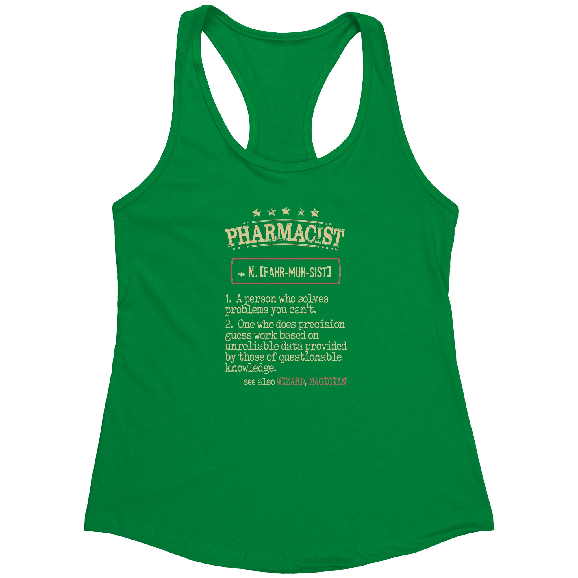 Pharmacist Racerback Tank