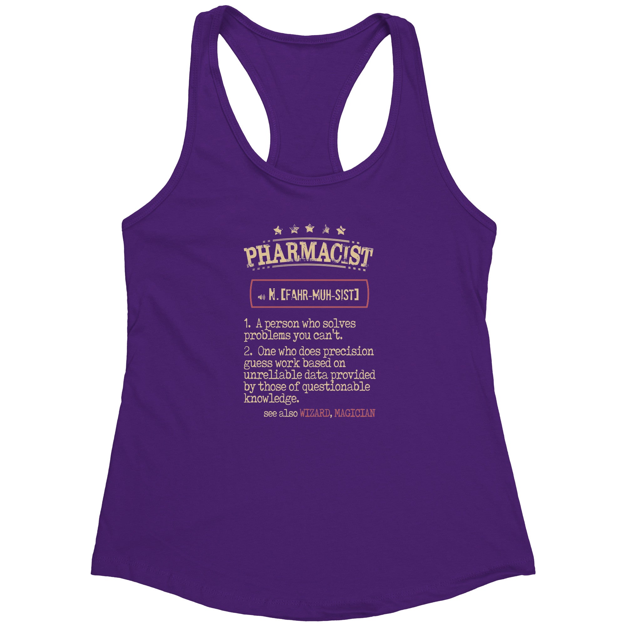 Pharmacist Racerback Tank