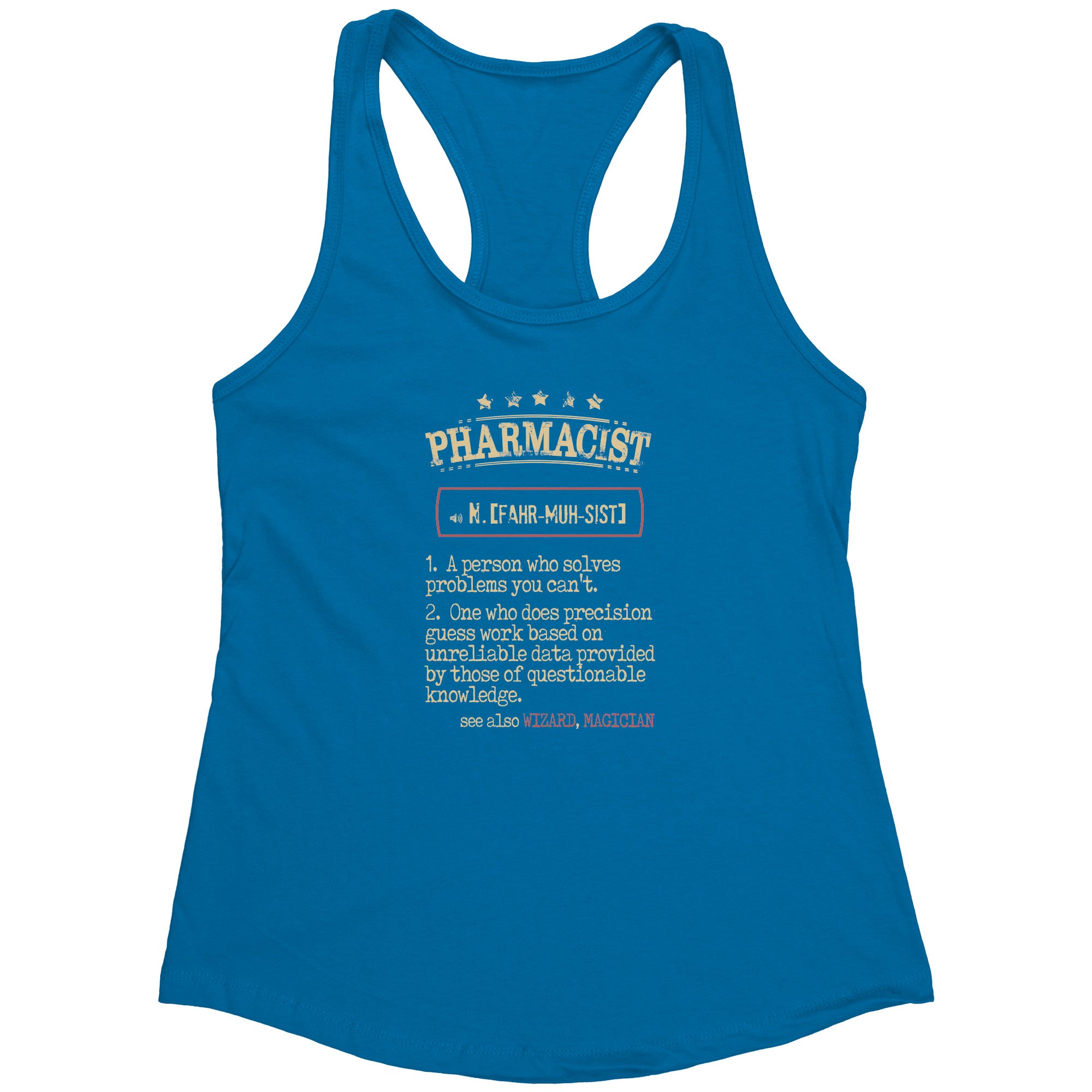 Pharmacist Racerback Tank