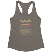 Pharmacist Racerback Tank