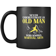 Never underestimate an old man who knows Martial Arts