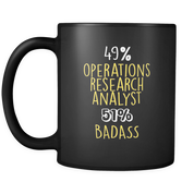 49% Operations research analyst 51% Badass