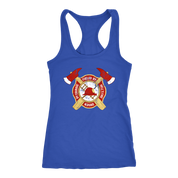 Firefighter Fueled by hell's fire, driven by courage Tank Top