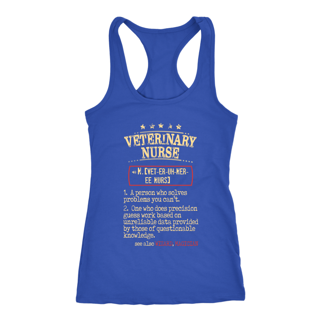 veterinary nurse , Womans tank top, Racerback, Mens Tank top, Profession, Colleague gift, Coworker present, veterinary nurse Gift