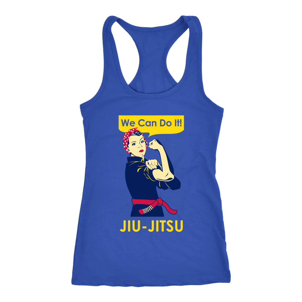 BJJ We can do it, jiu jitsu Gift, Birthday Present, Racerback, Tank Top, Summer Apparel