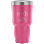 49% Software Developer, Badass Tumbler 30oz
