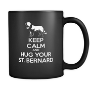 Keep Calm and Hug Your St. Bernard