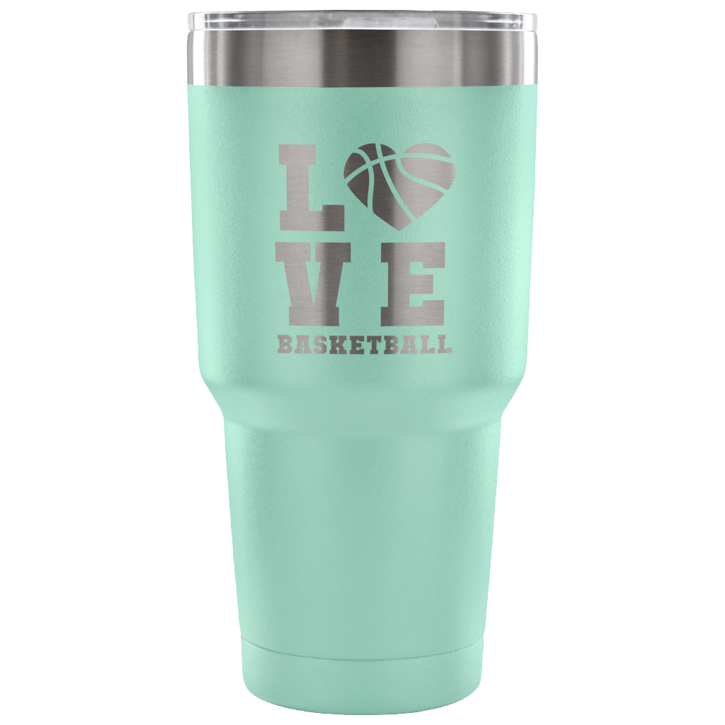 Love basketball Tumbler 30oz