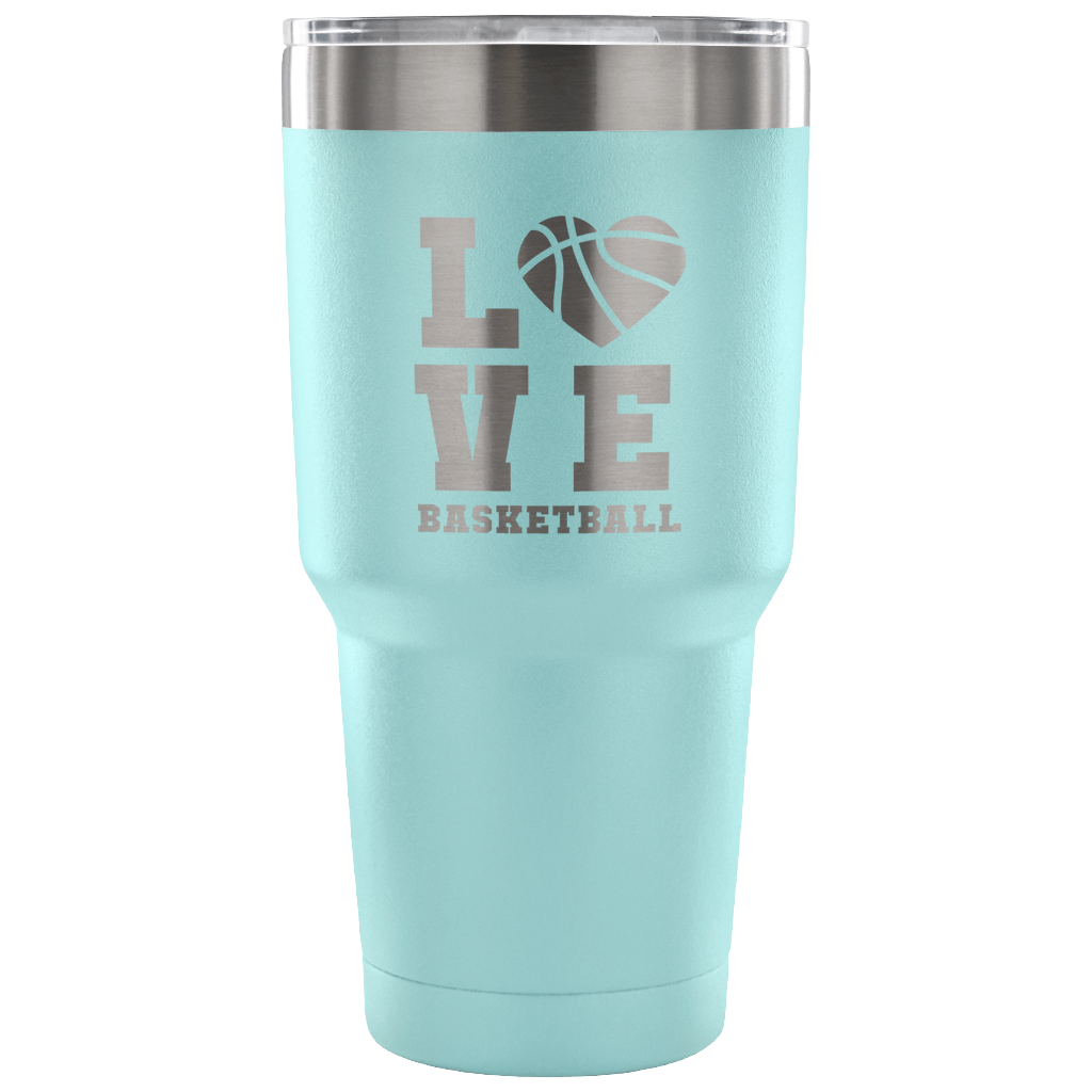 Love basketball Tumbler 30oz